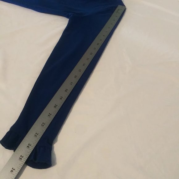 Isaac Mizrahi Live women's size S blue mock turtleneck top - Picture 9 of 14